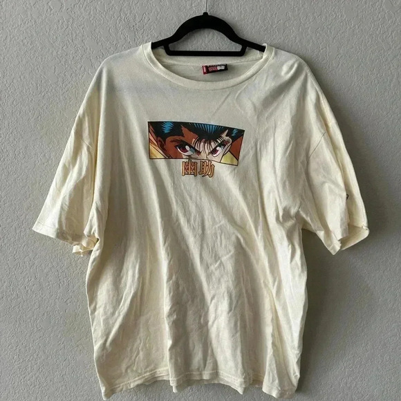 hypland Other - Hypland YuYu Hakusho Cream Short Sleeve Tee Size XL